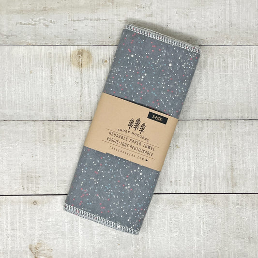 Reusable Paper Towels - Speckled Grey