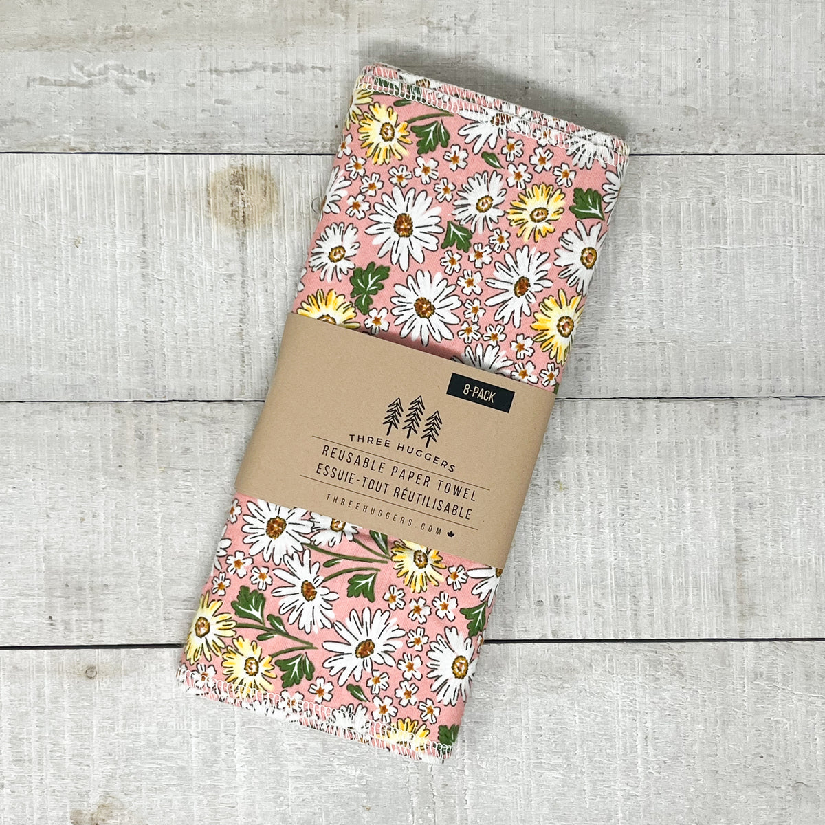 Reusable Paper Towels - Pink Floral