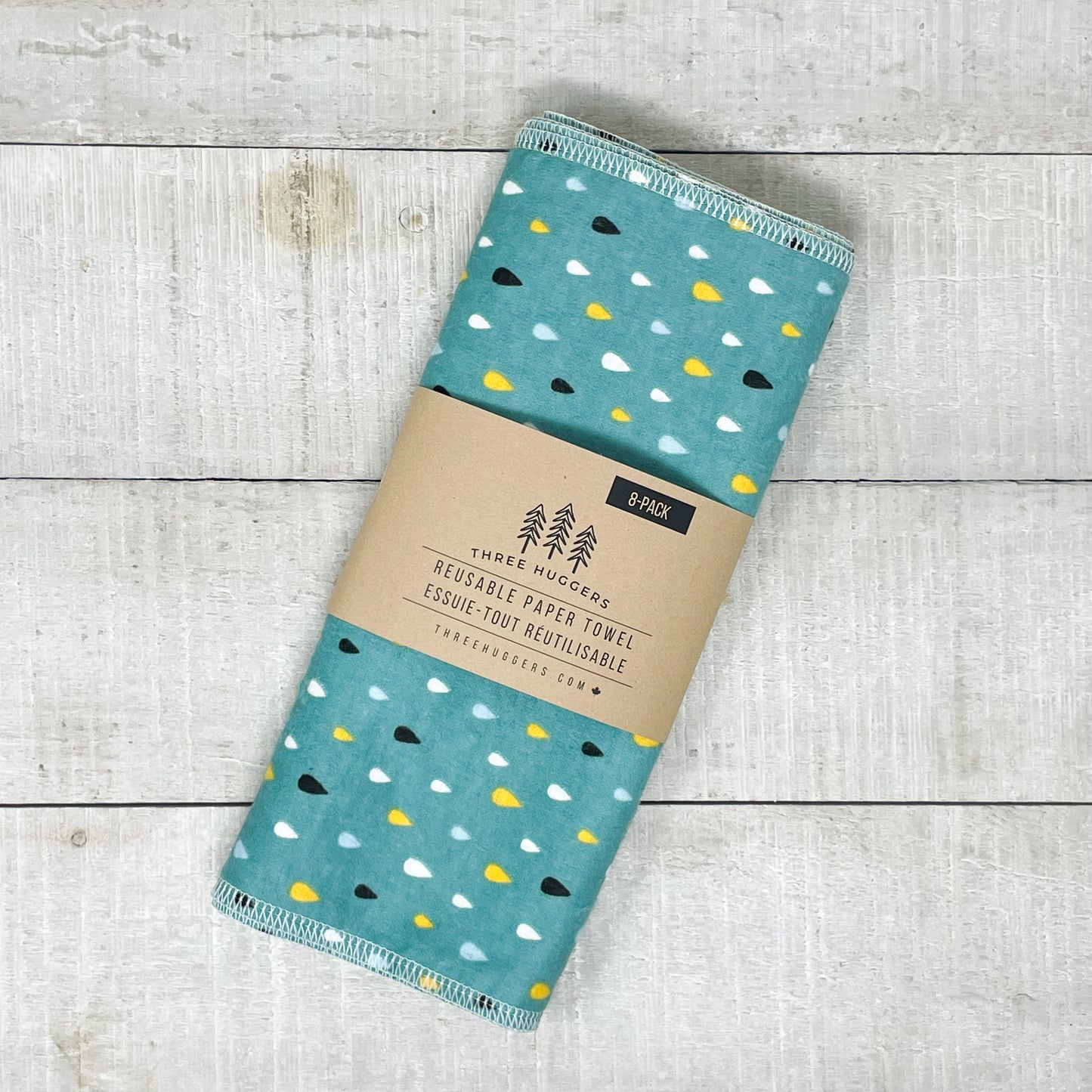 Reusable Paper Towels - Rain Drops