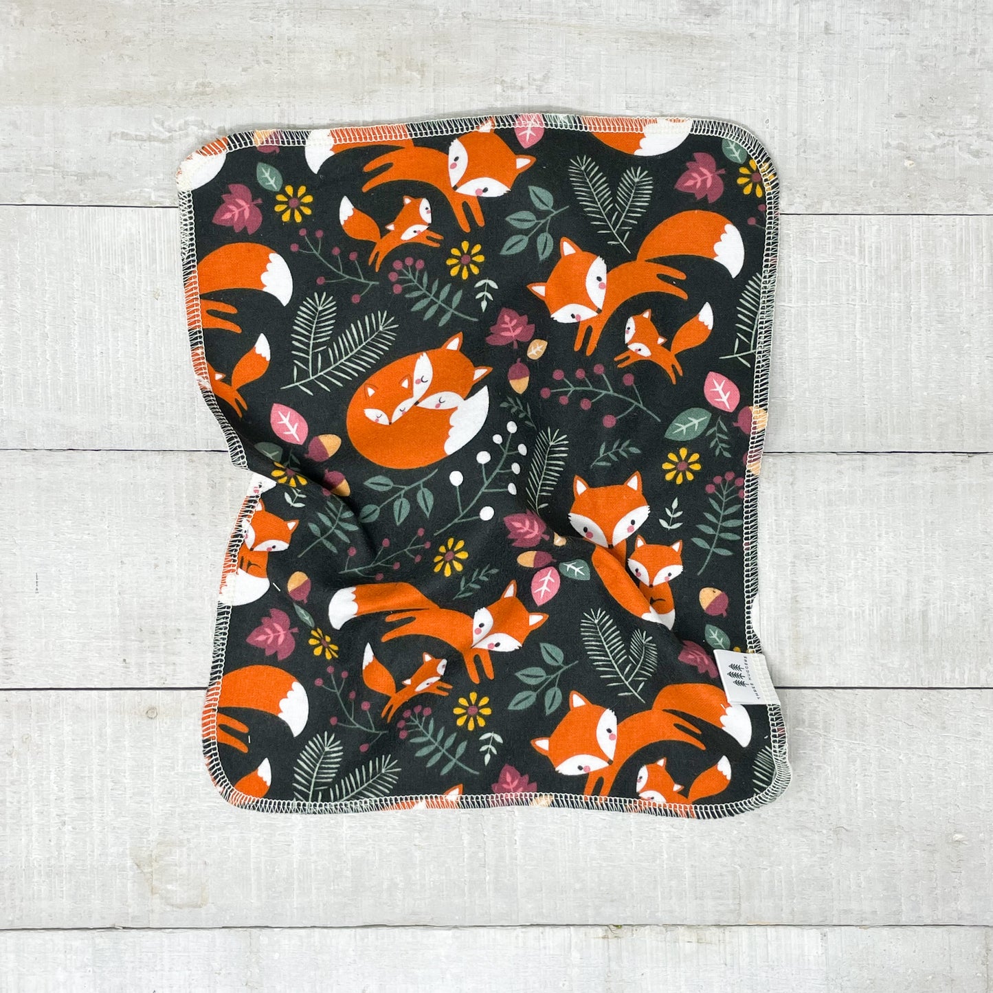 Reusable Paper Towels - Foxes