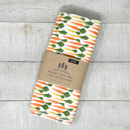Reusable Paper Towels - Carrots