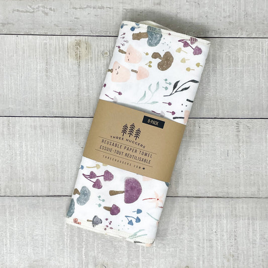 Reusable Paper Towels - Mushroom Meadow